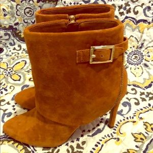 Jessica Simpson suede leather heels